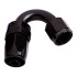 100 Series Swivel Taper 150° Hose End -8AN - Black Finish