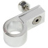 Billet Aluminium P-Clamp 9/16"  - Suit -6 Braid & -8 PTFE Hose, Silver Finish
