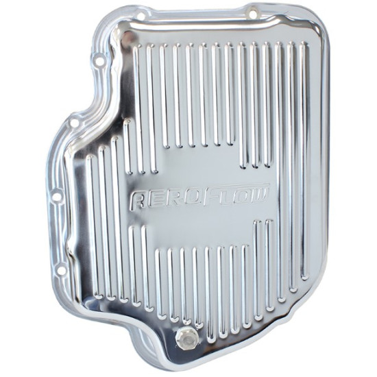 Chrome Transmission Pan - Suit GM TH400, Deep Pan With Drain Plug