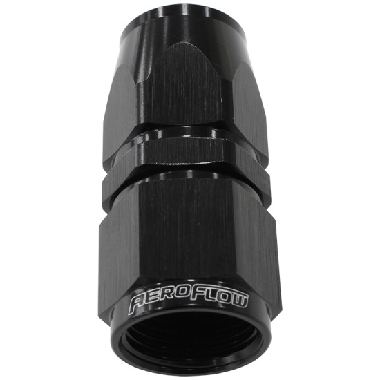 200 / 570 Series PTFE Straight Hose End -4AN - Black Finish. Suit 200 Series Hose