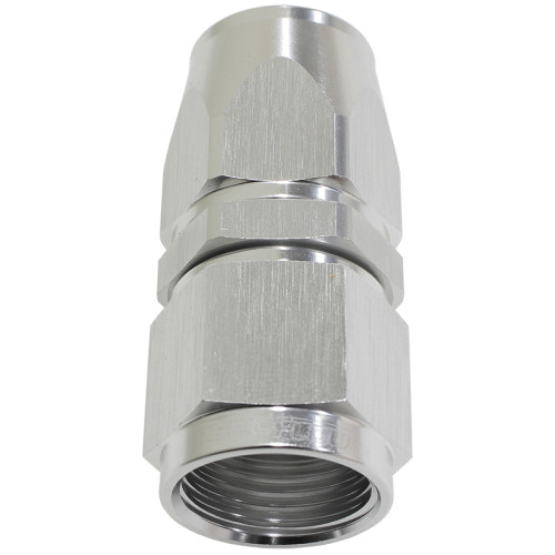 200 / 570 Series PTFE Straight Hose End -4AN - Silver Finish. Suit 200 Series Hose