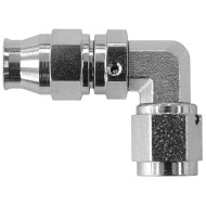 Zinc Coated Steel 90° Hose End -4AN to -4AN - Suit 200 Series PTFE (Teflon) Hose Zinc Coated Steel 90° Hose End -4AN to -4AN - Suit 200 Series PTFE (Teflon) Hose