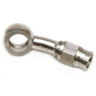 S/S 20° Banjo Fitting - 10mm (3/8") Banjo to -3AN PTFE Hose End