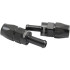 200 Series Teflon Style One Piece Straight Hose End -6AN to 5/16" Hose Barb Black Finish. Suits 200 & 250 Series Hose