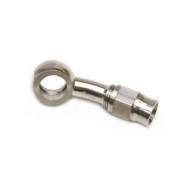 S/S 20° Banjo Fitting - 11.2mm (7/16") Banjo to -3AN PTFE Hose End