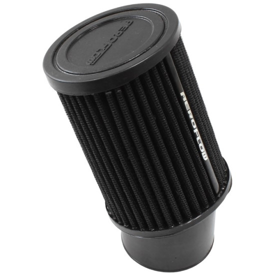 Universal Round Straight 2-7/16" (62mm) Clamp-On Filter - Black Top