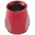 PTFE Style Hose End Socket -3AN - Red Finish. Suit 200 & 570 Series Fittings Only