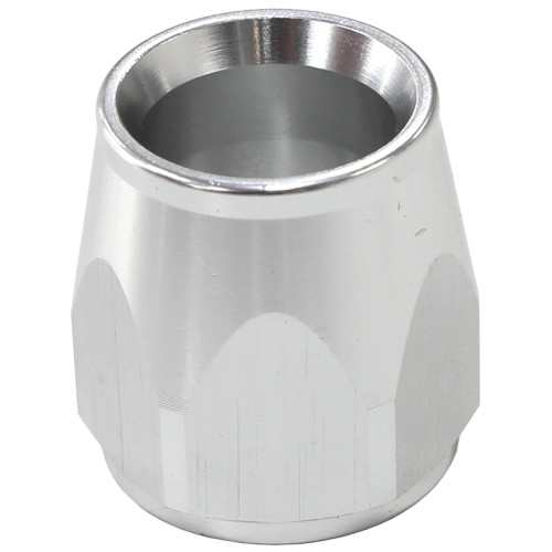 PTFE Style Hose End Socket -8AN - Silver Finish. Suit 200 & 570 Series Fittings Only
