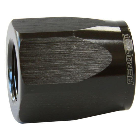 Taper Style Hose End Socket -20AN - Black Finish. Suit 100 & 150 Series Fittings
