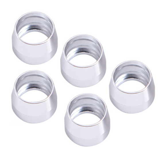 Replacement Aluminium Olives for -8AN PTFE Hose - 5 Pieces