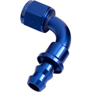 400 Series Push Lock 90° Hose End -4AN - Blue Finish. Suits 400 Series Hose
