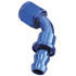400 Series Push Lock 60° Hose End -8AN - Blue Finish. Suits 400 Series Hose