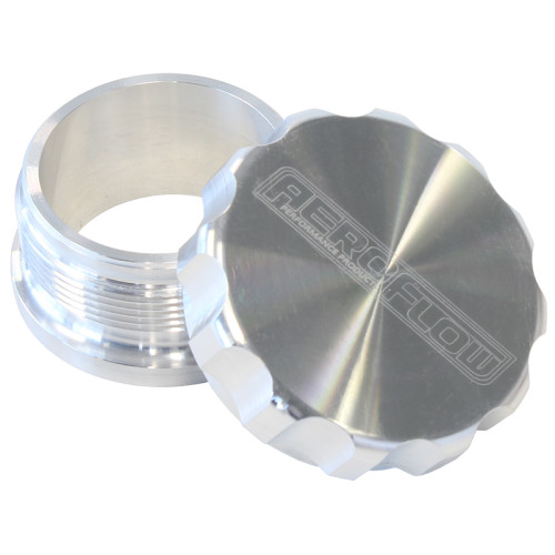1" Billet Aluminium Weld-On Filler with Raw Cap -