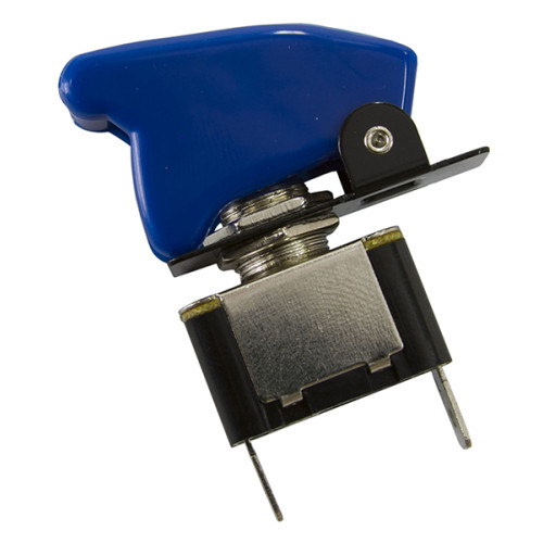 Blue Covered Rocket / Missile Switch - 12v 20A