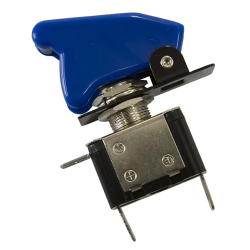 Blue Covered LED Rocket / Missile Switch - 12v 20A