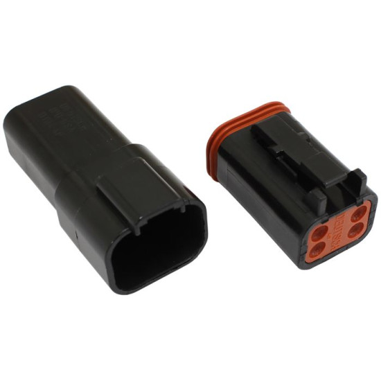 WeatherTight Connector - 4 Pin Connector Suit 14 AWG Wire