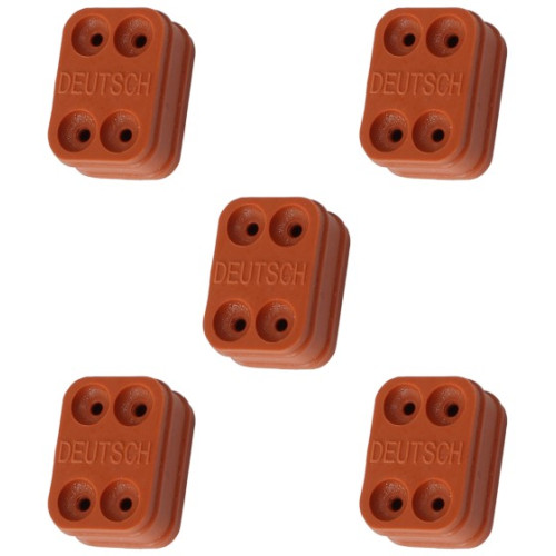 Replacement WeatherTight Wire Seal - Suit 4 Pin Connector With 14 AWG Wire, 5-Pack