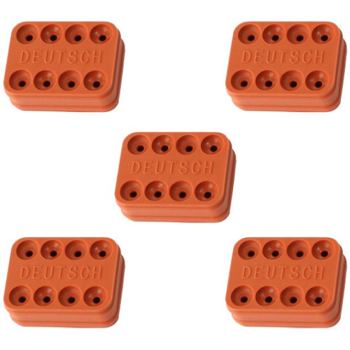 Replacement WeatherTight Wire Seal - Suit 8 Pin Connector With 14 AWG Wire, 5-Pack