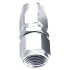 500 / 550 Series Cutter Style One Piece Full Flow Swivel Straight Hose End -16AN - Silver Finish
