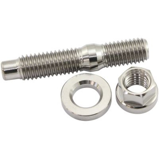 M8 x 1.25mm Titanium Stud, Nut and Washer Kit