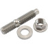 M10 x 1.50mm Titanium Stud, Nut and Washer Kit