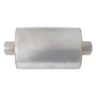 5500 Series S/S 3"Center/Center Muffler - 3" Inlet & Outlets
