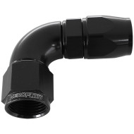 570 Series One-Piece Full Flow 90° Hose End -8AN - Black Finish. Suit 200 Series PTFE Hose 570 Series One-Piece Full Flow 90° Hose End -8AN - Black Finish. Suit 200 Series PTFE Hose