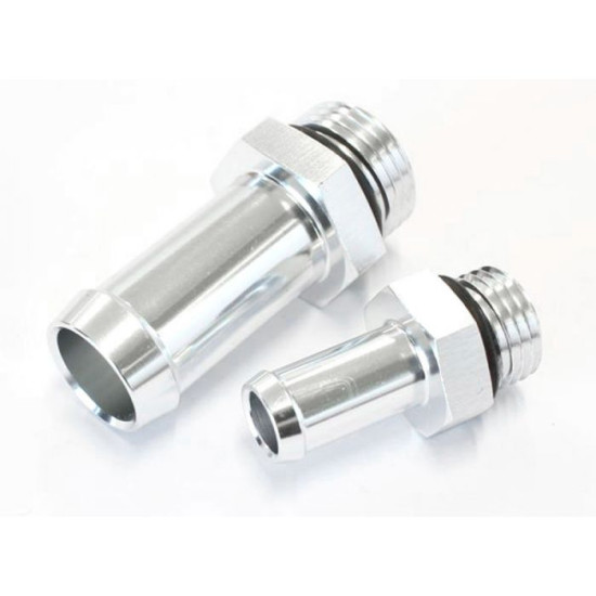 Replacement Fittings for Ford BA/BF Power Steering Tanks - Silver Finish