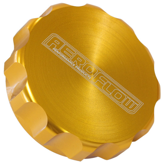 3" Billet Aluminium Filler Cap -  Gold Finish