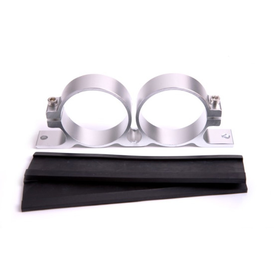 Bosch Dual Fuel Pump Bracket (Silver) - Bosch Dual Fuel Pump Bracket (Silver) -