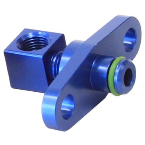 Fuel Rail Adapter (Blue) -  Suit Mitsubishi EVO 10 with 40mm Centres