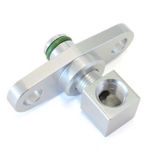 Fuel Rail Adapter (Raw) - Suit Mitsubishi EVO 10 with 40mm Centres