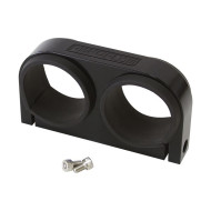 Dual Billet Fuel Pump Bracket - Black -  Suits Aeroflow/Bosch 044 Fuel Pumps