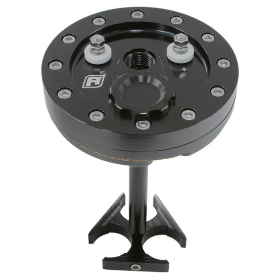 Billet Triple 39mm Fuel Pump Hanger - Black - Use With AF49-1041 Fuel Pump Billet Triple 39mm Fuel Pump Hanger - Black - Use With AF49-1041 Fuel Pump