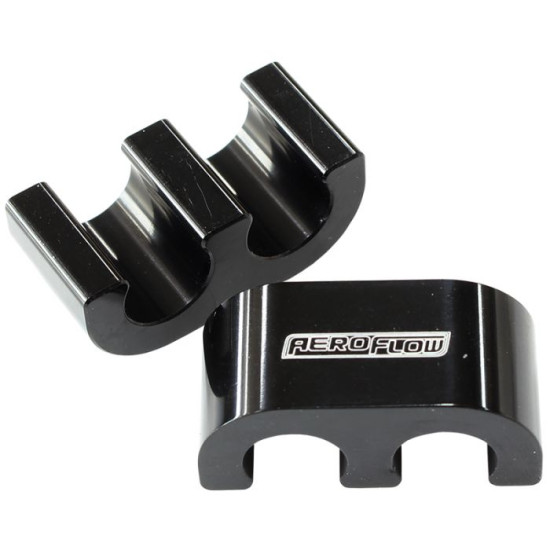 Billet Floating Lead Separators - Suits 2 Wire 8.5mm, Black Finish