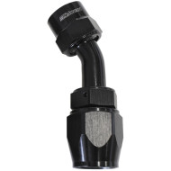 Kryptalon One Piece Swivel 45° Hose End -8AN - Black Finish Kryptalon One Piece Swivel 45° Hose End -8AN - Black Finish