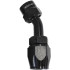 Kryptalon One Piece Swivel 45° Hose End -8AN - Black Finish