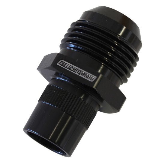 Breather Adapters -10AN - Press in for Nissan Valve Covers with non-threaded hole, Black finish