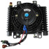 10 x 7-1/2" COMP TRANS COOLER WITH 120w FAN & SWITCH 1/2 NPT Aeroflow - AF 72-6002