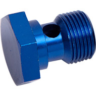Alloy Banjo Bolt M14 x 1.5 -  Blue Finish