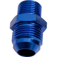 Metric to Male Flare Adapter M12 x 1.5mm to -4AN - Blue Finish