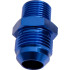 Metric to Male Flare Adapter M16 x 1.5mm to -12AN - Blue Finish