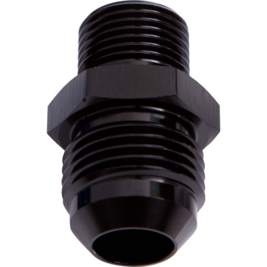 Metric to Male Flare Adapter M16 x 1.5mm to -12AN - Black Finish