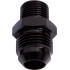 Metric to Male Flare Adapter M16 x 1.5mm to -12AN - Black Finish
