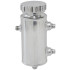 Universal 650mL Alloy Power Steering Reservoir - Polished Finish 8" Height x 3" Diameter, -8AN Feed and -6AN Return Ports