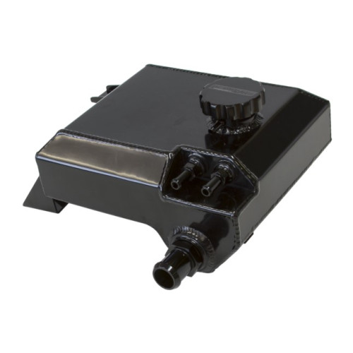 Fabricated Radiator Overflow Tank - Black -  Suit Ford Falcon