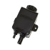 Fabricated Square Power Steering Reservoir - Black - With -10 ORB & -6 ORB Ports