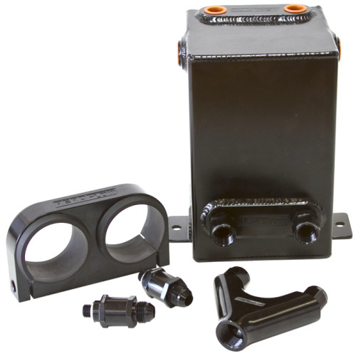 Dual EFI Pump Surge Tank Kit - Black