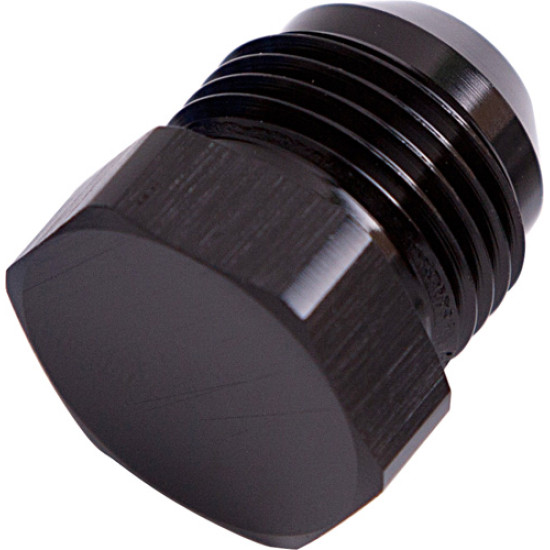 AN Flare Plug -6AN - Black Finish