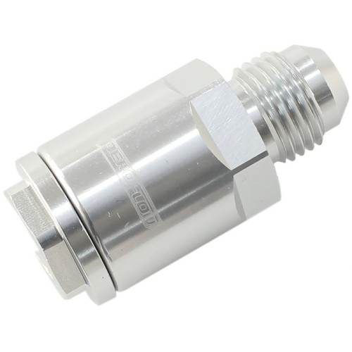 Push-On EFI Fuel Fitting LS & LT 3/8" Hose to -8AN - Silver Finish